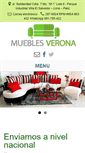 Mobile Screenshot of mueblesverona.com